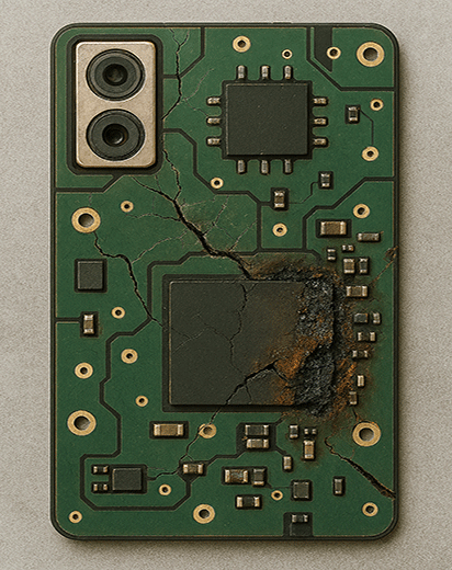 رفع مشکل کار نکردن تاچ گوشی